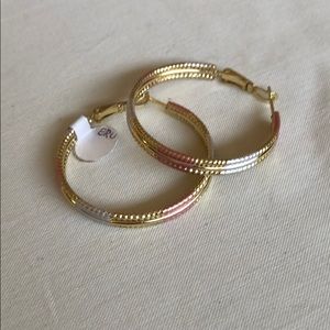 18k gold filled hoops
